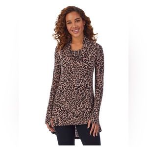Cuddl Duds Large tunic cheetah print